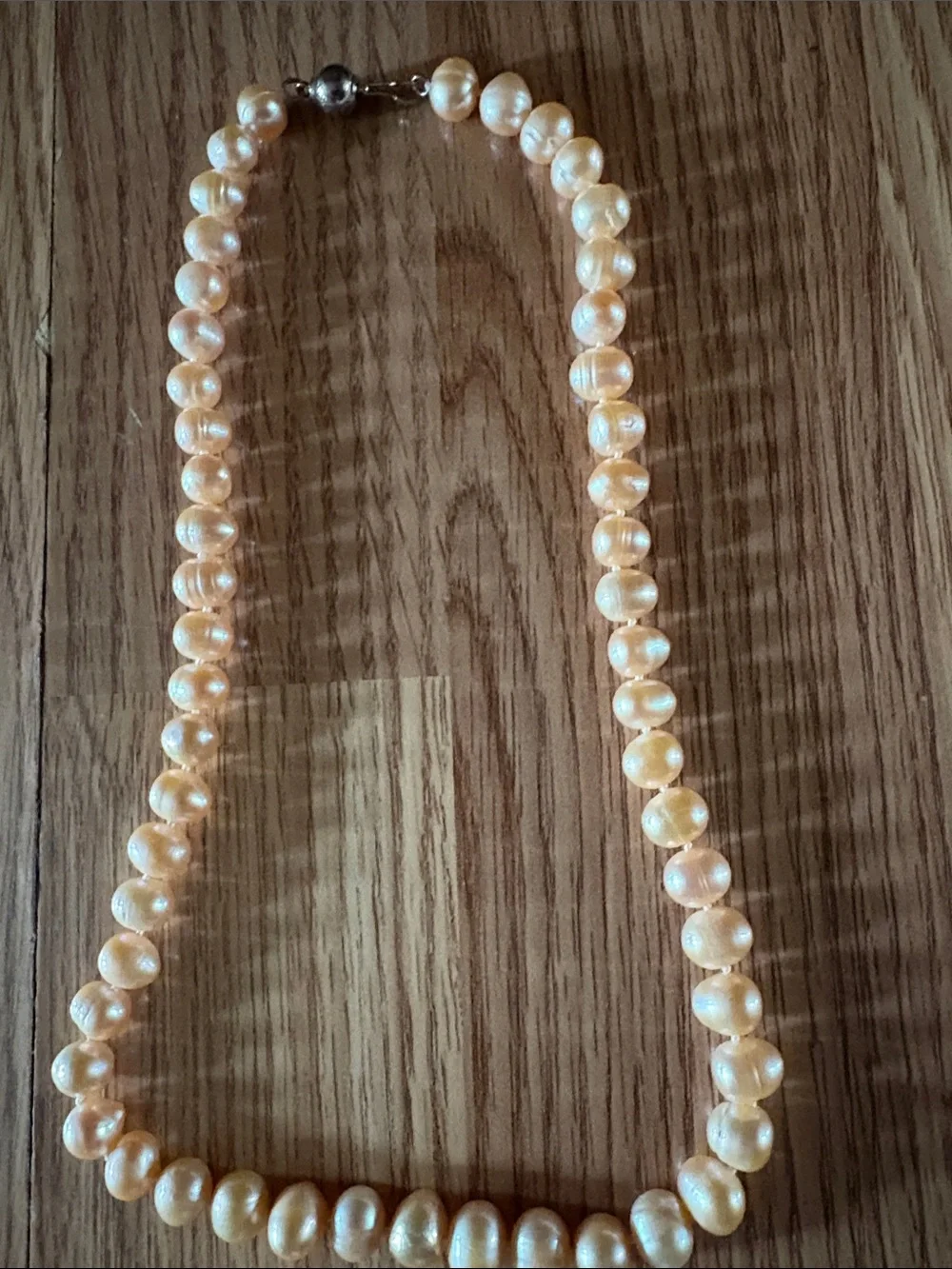 VINTAGE FRESHWATER TINTED PINK PEARL 19